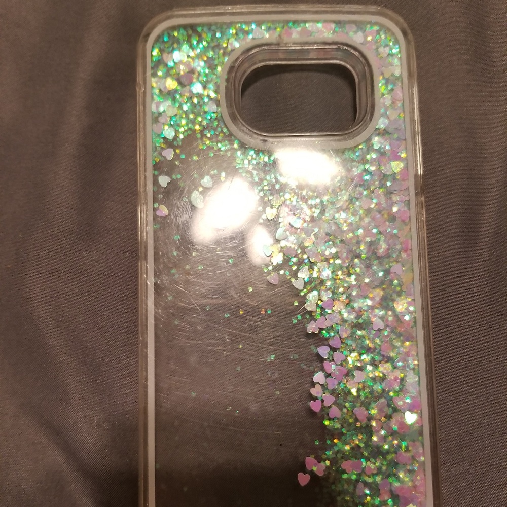 s6 glitter case